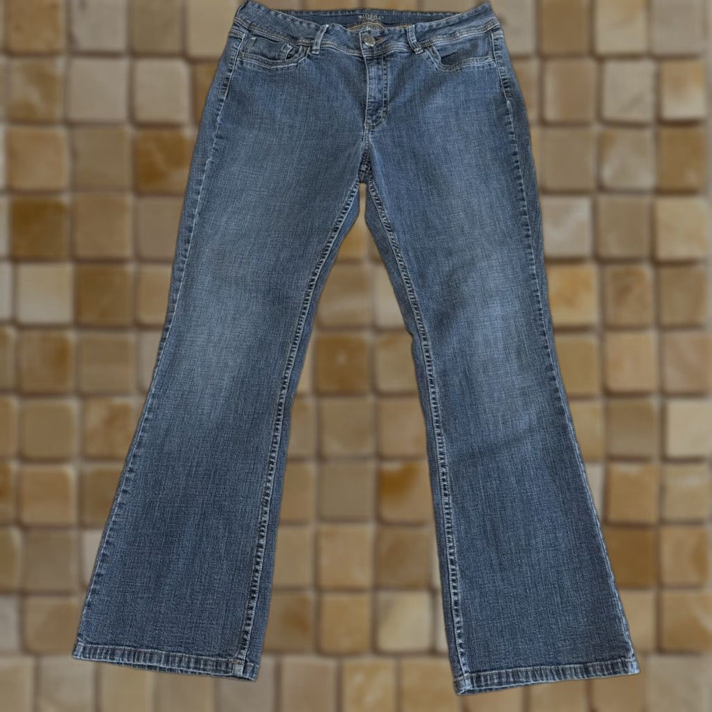 Lee VINTAGE Lee Women Jeans Bootcut Midrise 16M Blue Denim Pants Size 38" / US 16 / IT 52 - 1 Thumbnail