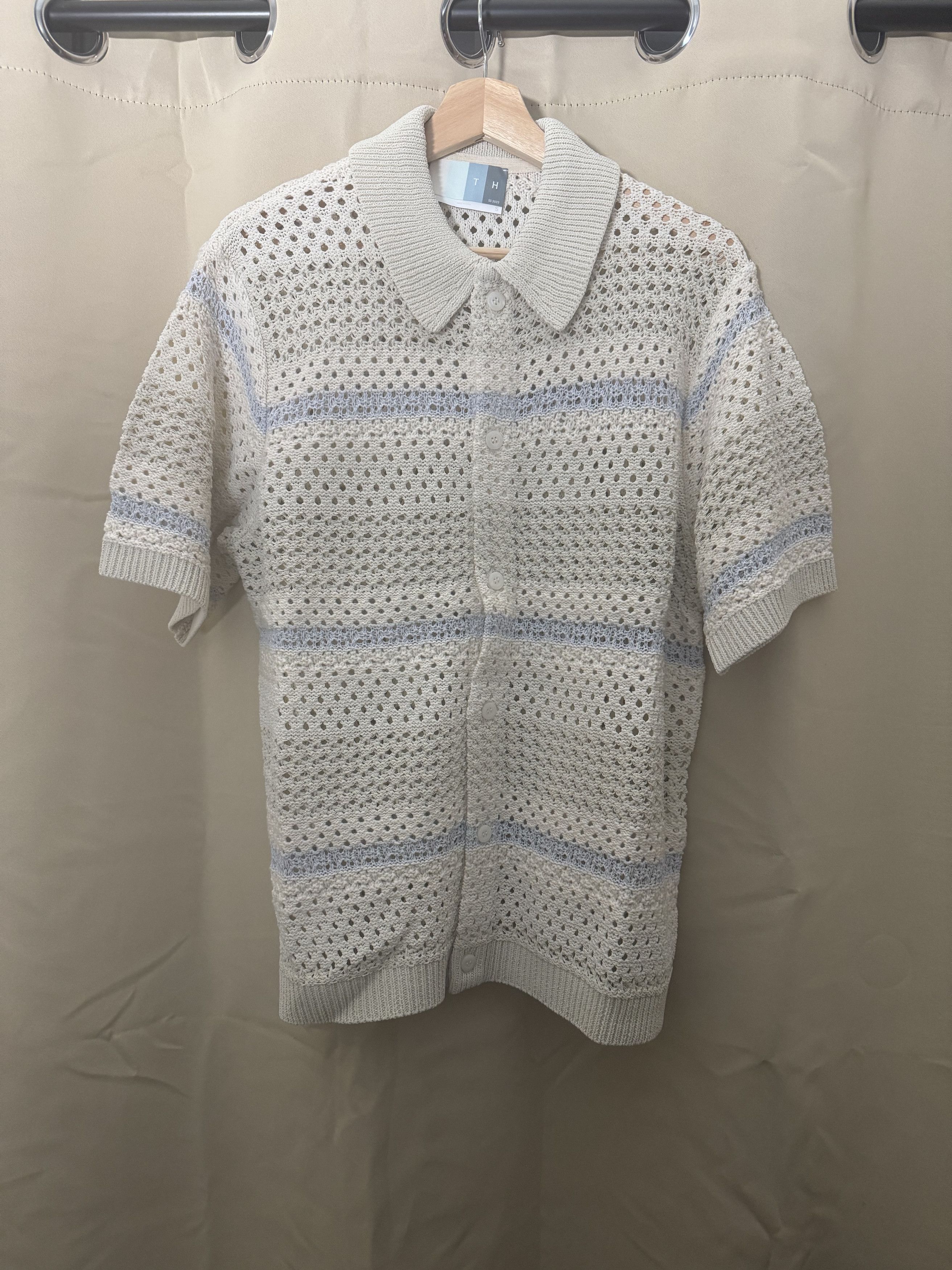 Kith Thompson Crochet Buttondown | Grailed