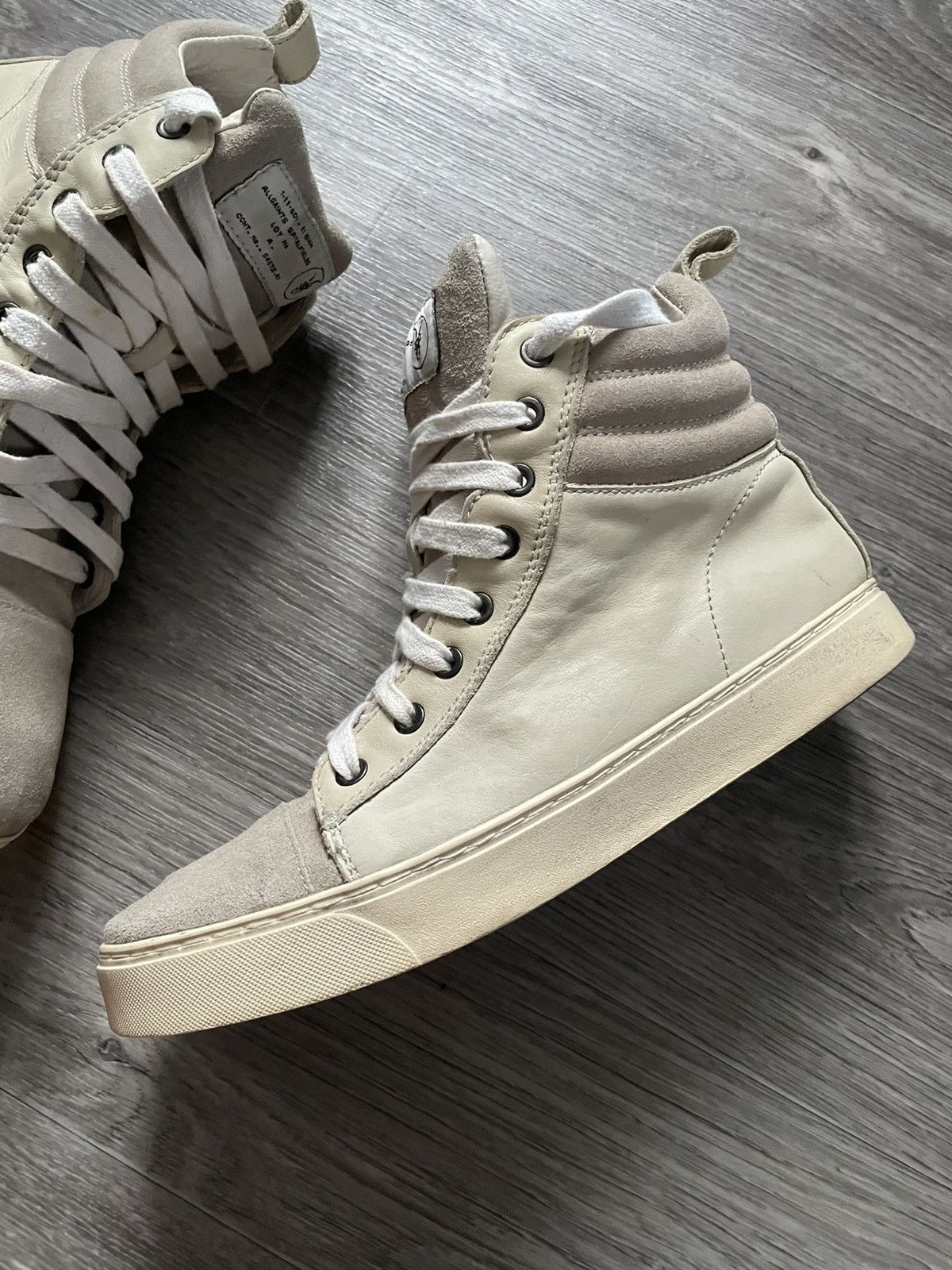 Allsaints ALLSAINTS SPITALFIELDS SUEDE HI-TOP SHOUS Size US 8 / EU 41 - 4 Thumbnail
