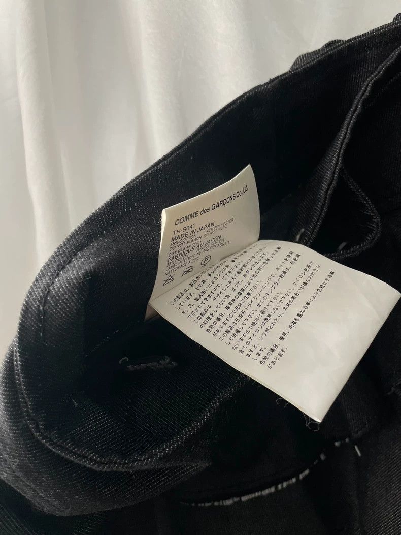 Comme des Garcons Comme des Garcons size os Medieval denim indigo wrap skirt Size 25" / US 0 / IT 36 - 4 Thumbnail
