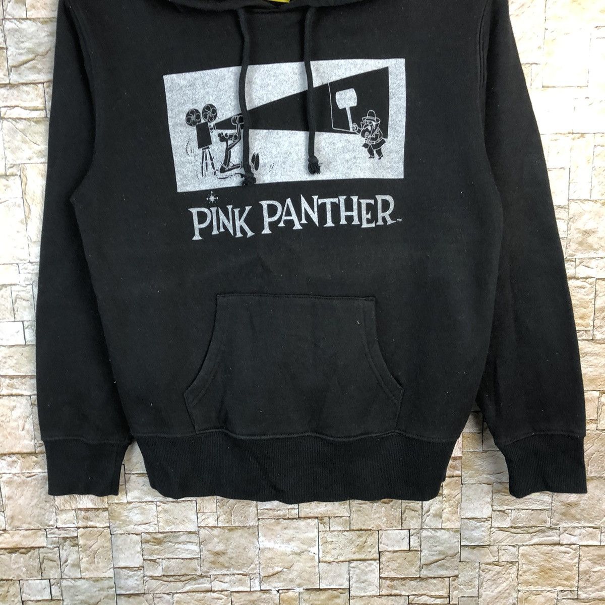 Cartoon Network Pink Panther vintage Black Hoodie #A699 Size S / US 4 / IT 40 - 3 Thumbnail