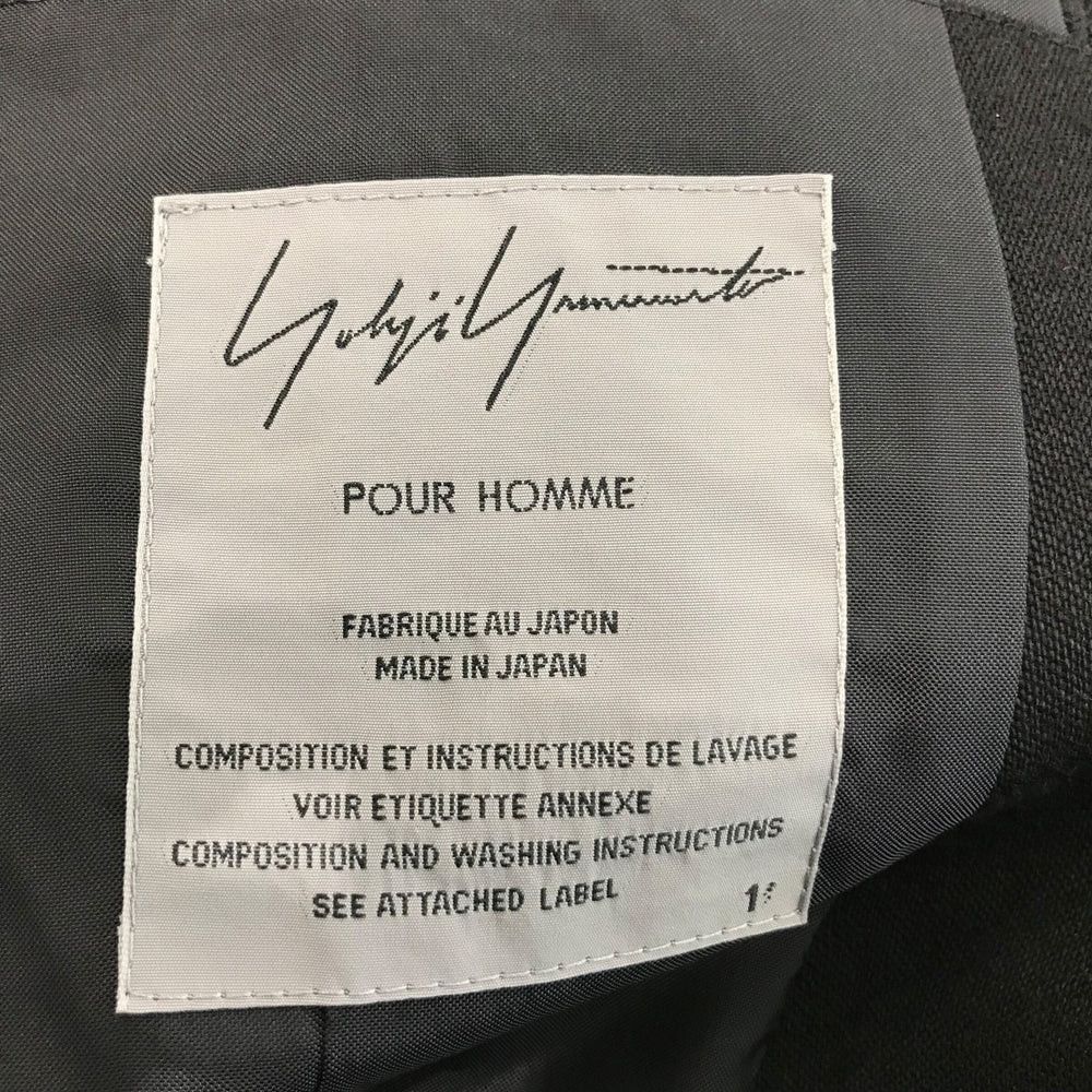 Yohji Yamamoto Yohji Yamamoto pour homme/black 2024AW long jacket Size US S / EU 44-46 / 1 - 5 Thumbnail