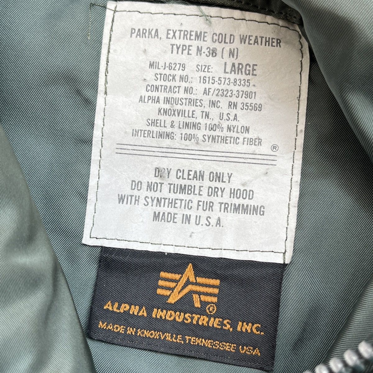 Alpha Industries × Avirex VINTAGE ALPHA INDUSTRIES AVIREX N-3B BOMBER FLIGHT JACKET Size US L / EU 52-54 / 3 - 17 Thumbnail