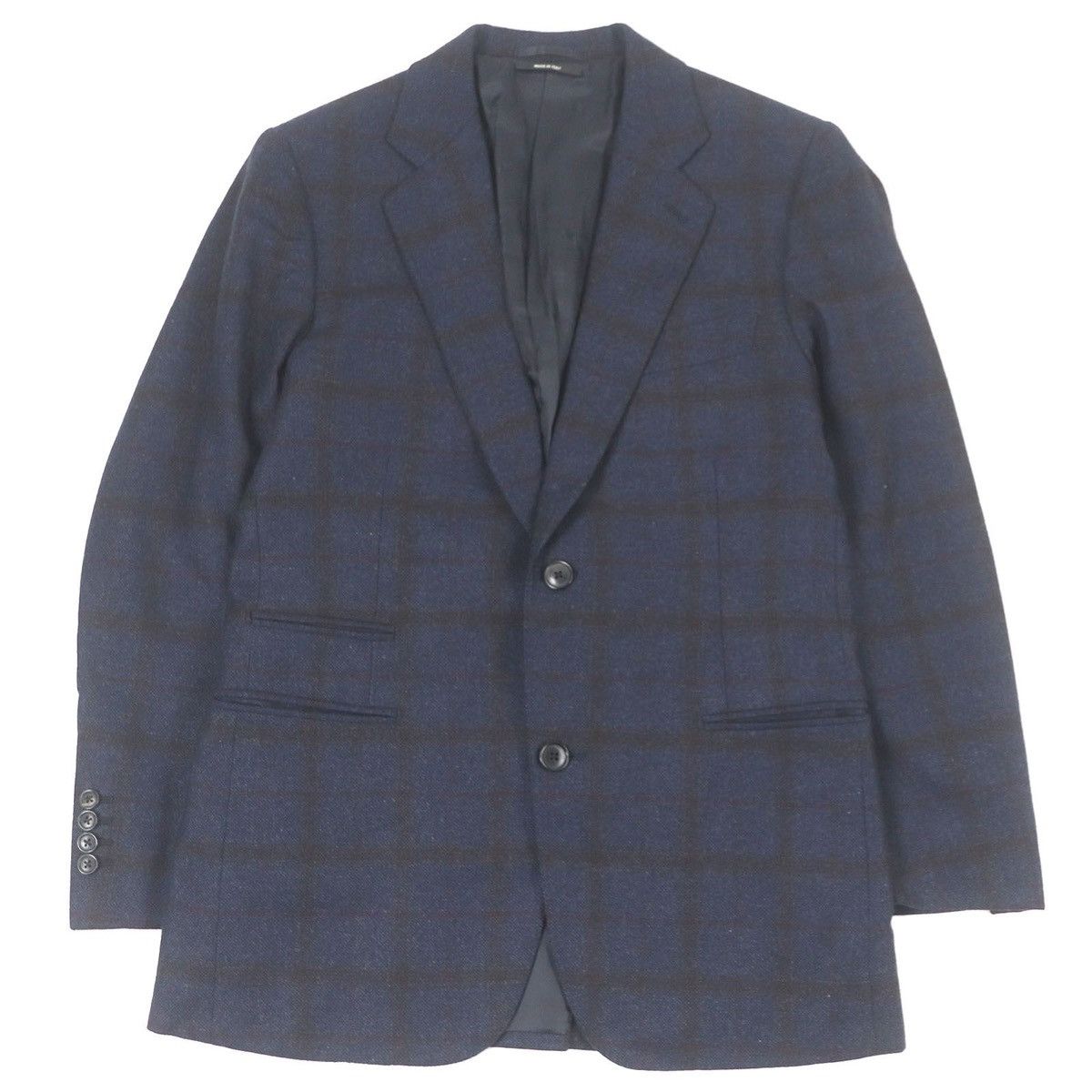 Hermes Jacket Navy Blazer Cashmere100 46 Men Woman