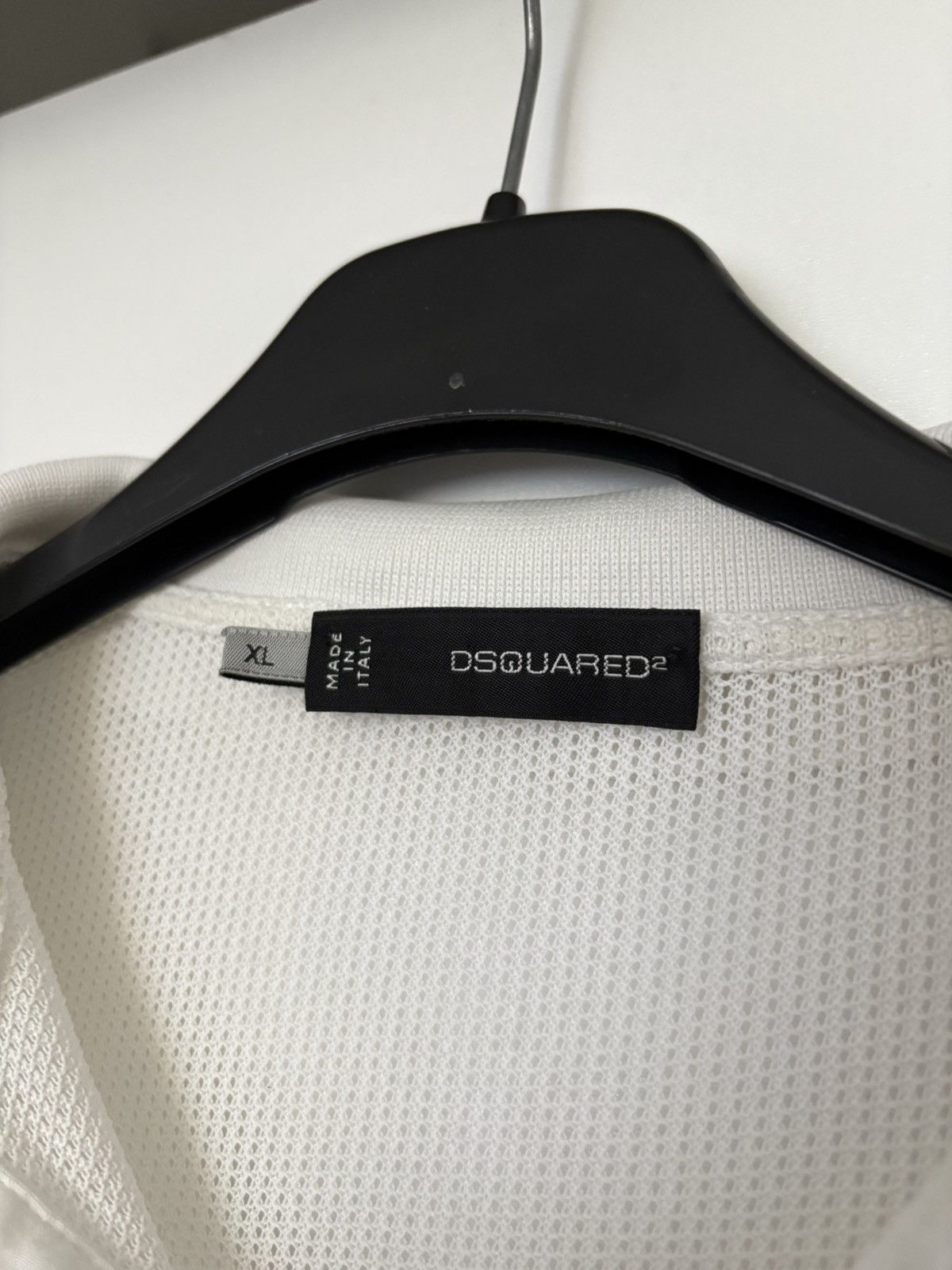 Dsquared2 RARE😝 Dsquared2 mesh polo shirt Vintage luxury glamour Size US L / EU 52-54 / 3 - 4 Thumbnail
