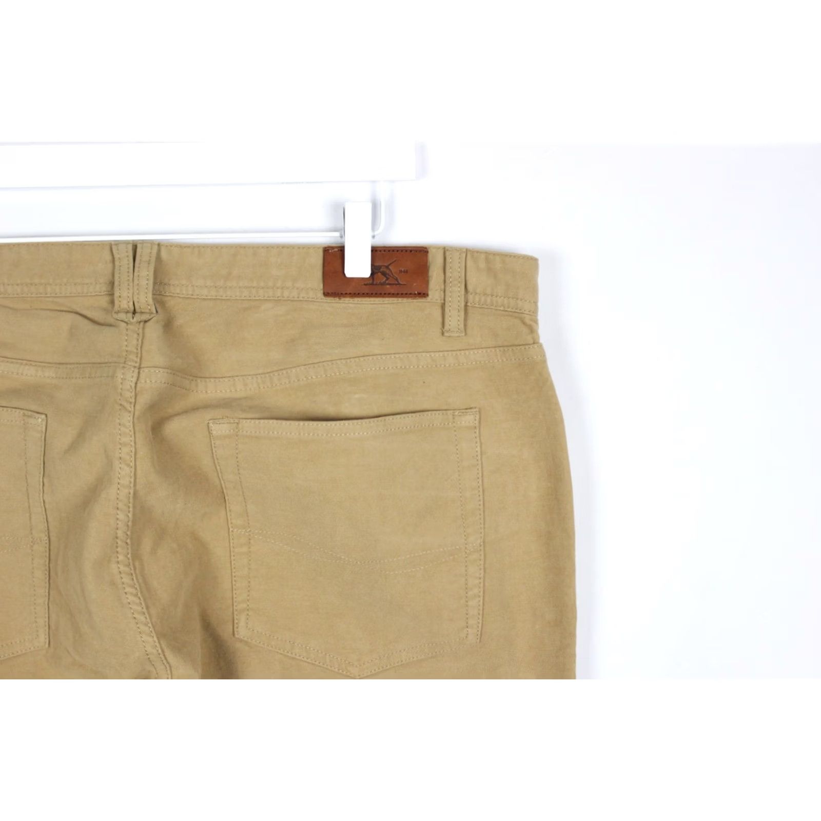 Rodd & Gunn VINTAGE Rodd & Gunn Men's Albury Straight Pants 42 x 32 Tussok Khaki Beige Khakis 42 Mens Pants Regular 42x32 Men’s Khaki Size US 42 / EU 58 - 3 Thumbnail