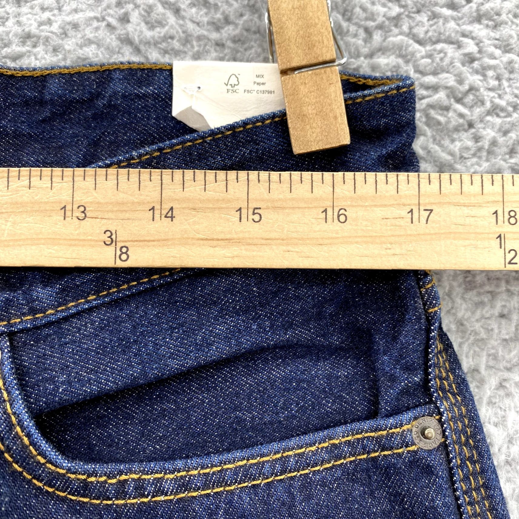 FatFace Fat Face Jeans Men 34x32 Eco Denim Straight 90s Preppy Outdoor Academia Classic Size US 34 / EU 50 - 2 Thumbnail