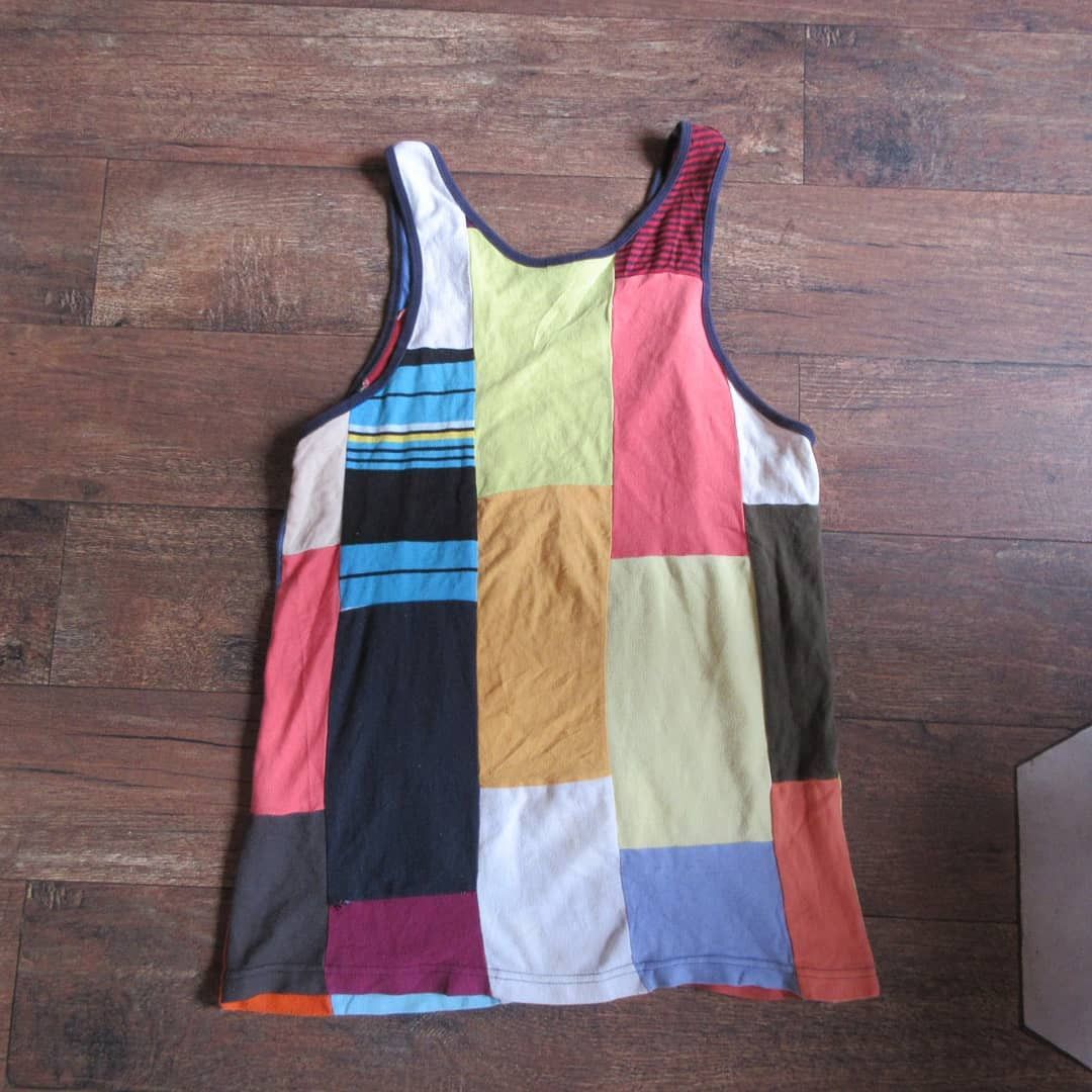 Designer × Lacoste × Vintage Vintage Lacoste Tank Top French Madrass Sz 4 Made In France Size US M / EU 48-50 / 2 - 6 Thumbnail
