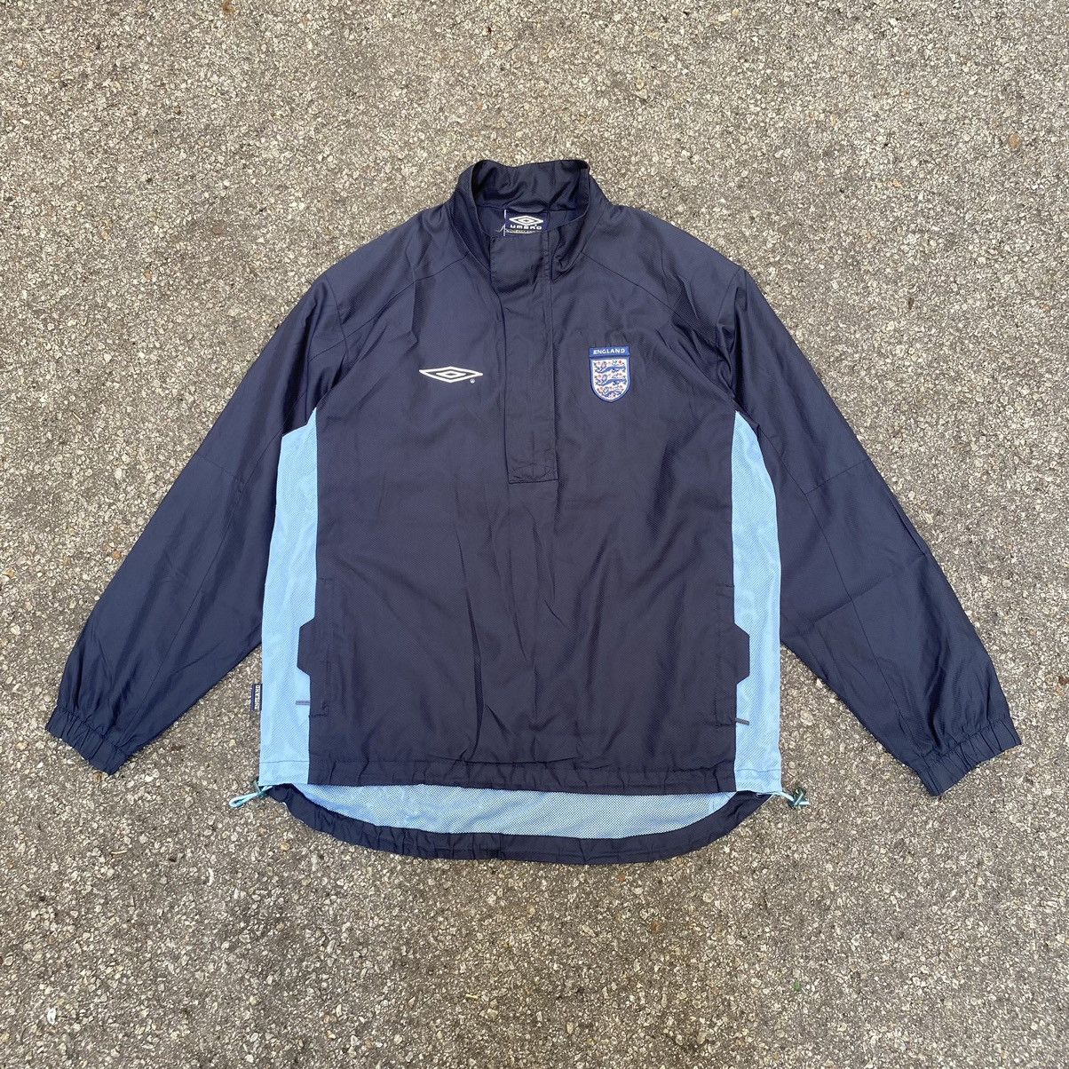 Umbro Vintage England Training Umbro Football Jacket Windbreaker Size US L / EU 52-54 / 3 - 1 Thumbnail