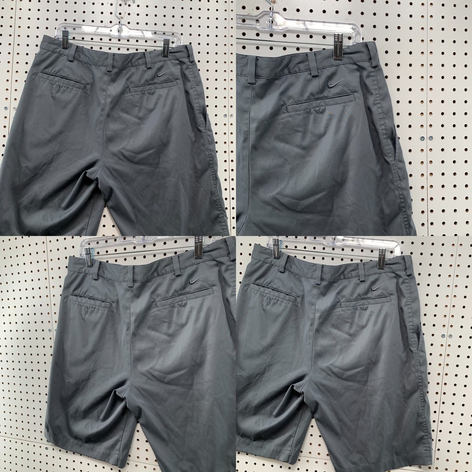 Nike Nike Golf Chino Shorts Mens Size 34x10.5 Gray Casual Dri Fit Size US 34 / EU 50 - 9 Thumbnail