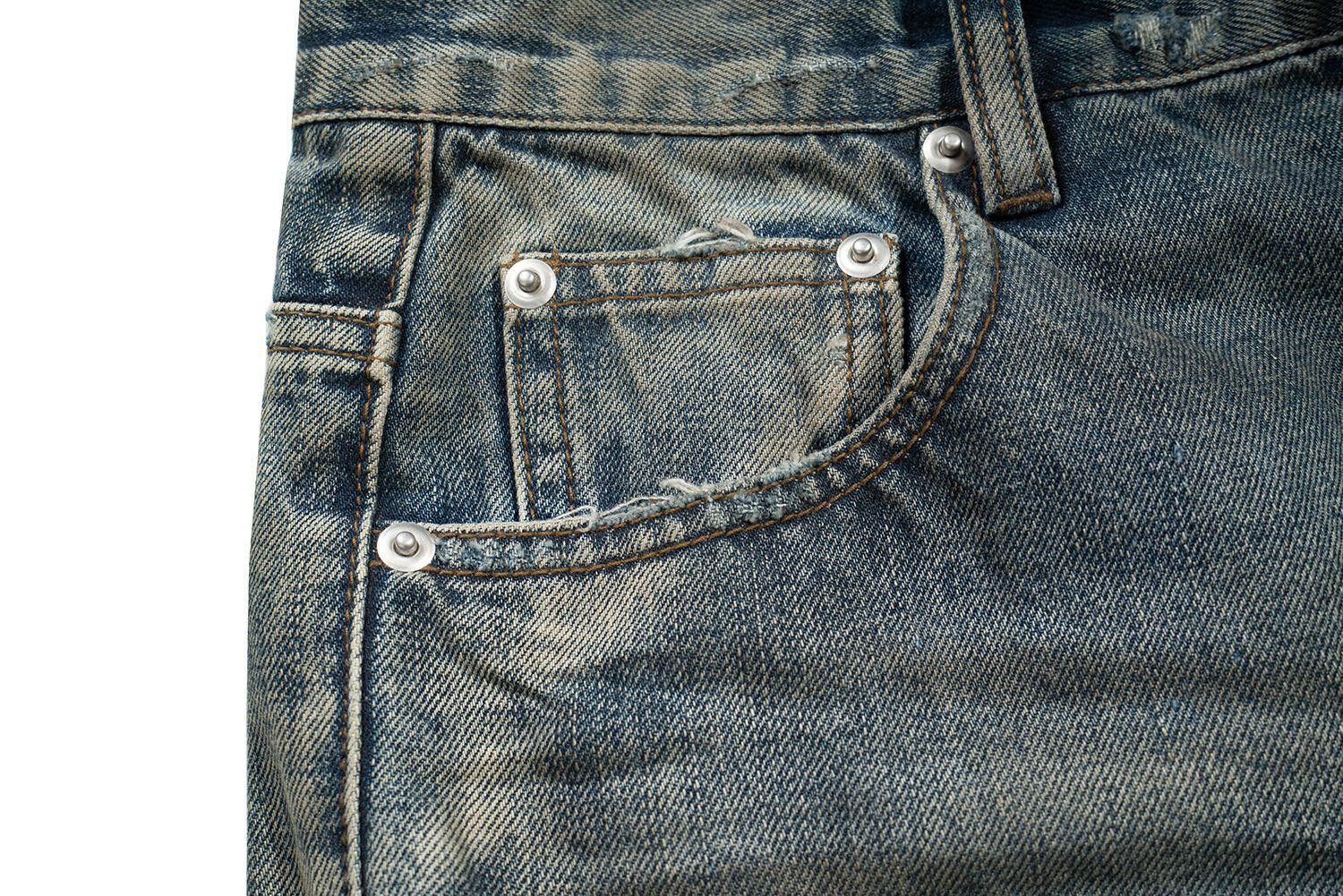 Vintage Stacked Flare Denim Jeans Size US 34 / EU 50 - 7 Thumbnail