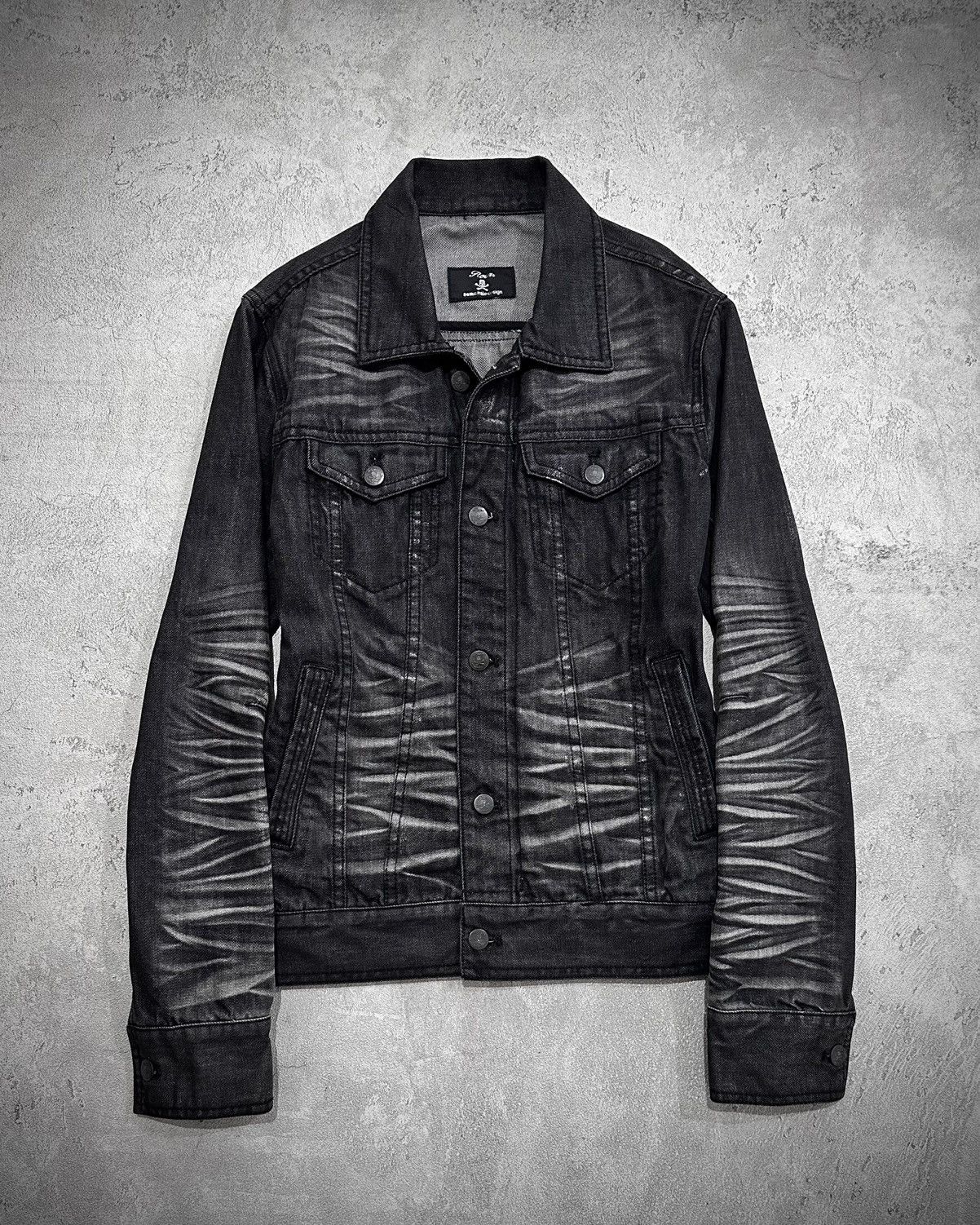 Roen Roen x Semantic Design Black Washed Denim Jacket Size US M / EU 48-50 / 2 - 1 Thumbnail