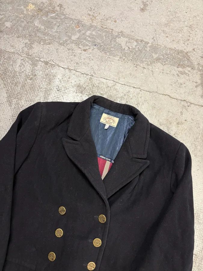 Armani 1990s Armani Navy Wool Caban Officer Jacket Size US S / EU 44-46 / 1 - 5 Thumbnail