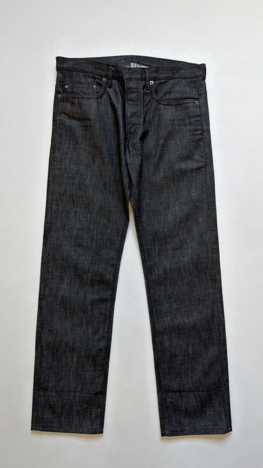 Dior 19cm MIJ Black Raw Denim Jeans Size US 32 / EU 48 - 18 Thumbnail