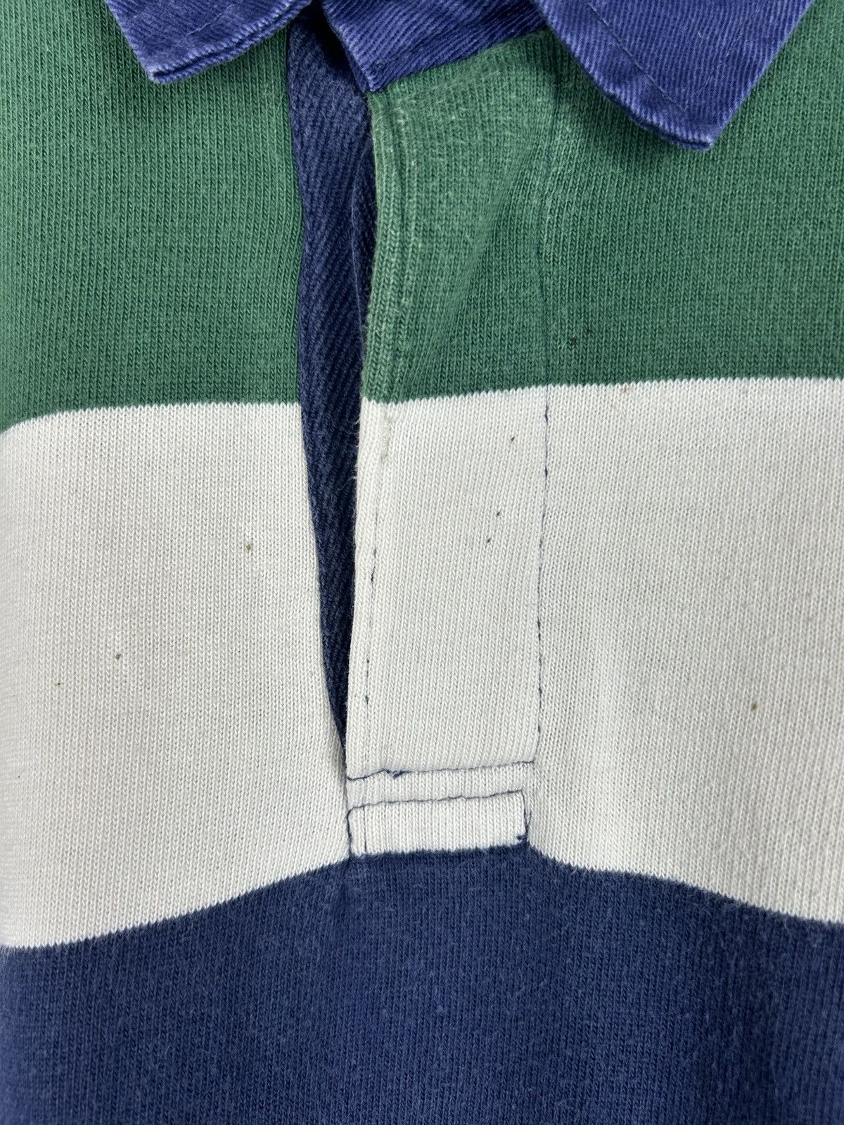 Vintage 90s Vintage Cambridge University Striped Collared Rugby Size US XL / EU 56 / 4 - 4 Thumbnail