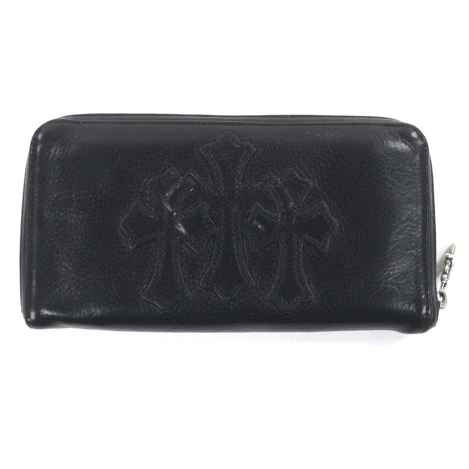 Chrome Hearts Chrome Hearts Chrome Hearts REC ZIP Leather Wallet Leather Long Wallet DUTY FREE for USA Size ONE SIZE - 1 Thumbnail