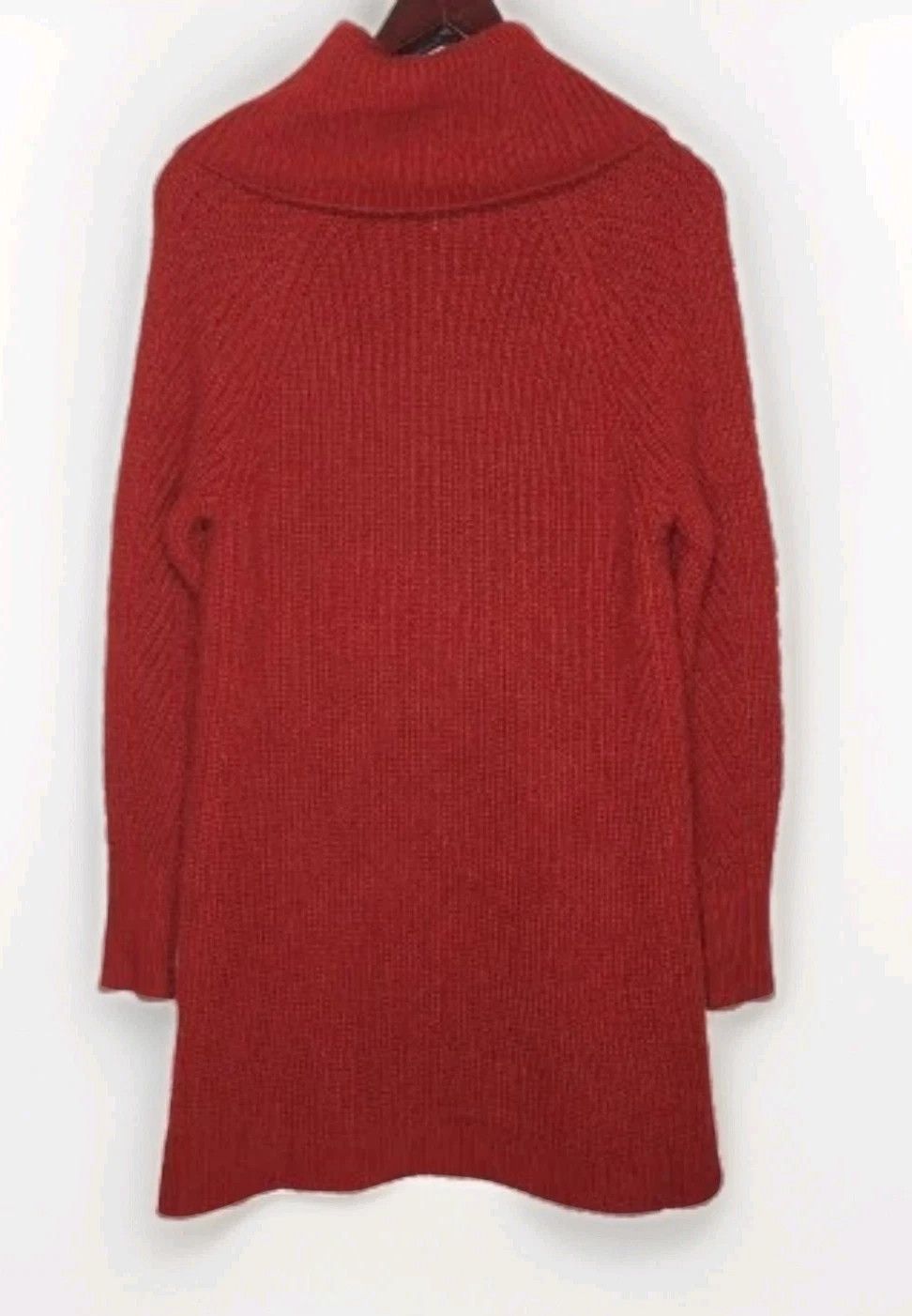 Other A New Day Sweater Tunic Red Cable Knit Cowl Academia Size L / US 10 / IT 46 - 2 Thumbnail
