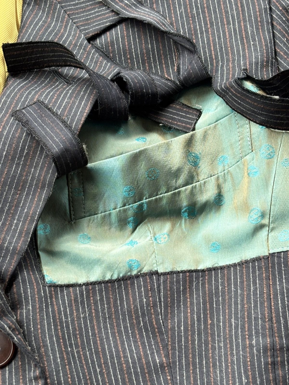 Jean Paul Gaultier 1980s Slashed Fringe Blazer Size S / US 4 / IT 40 - 12 Thumbnail
