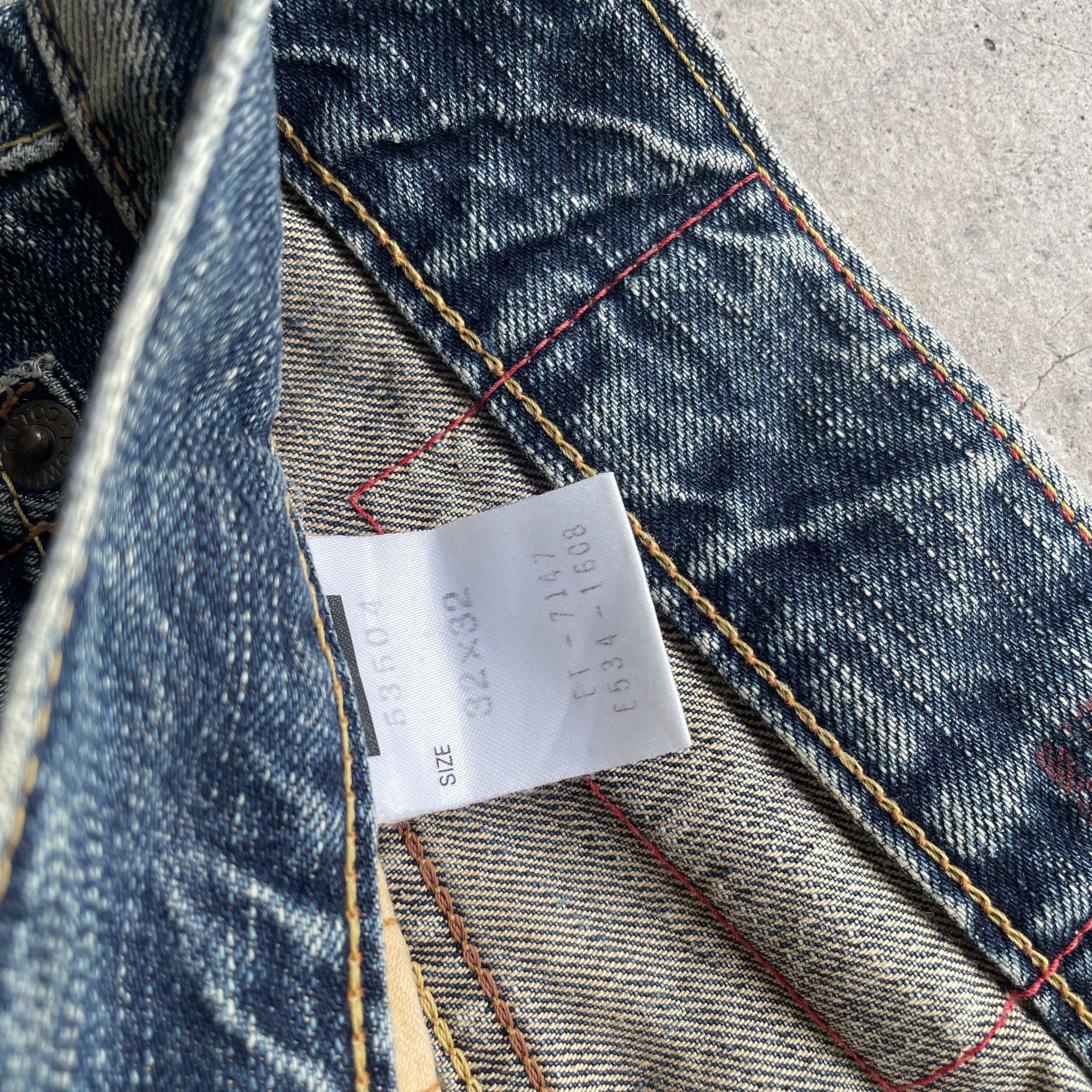 Japanese Brand W34 VINTAGE EDWIN 504 MUDWASH FADED DISTRESSED JEANS PANTS Size US 34 / EU 50 - 7 Thumbnail