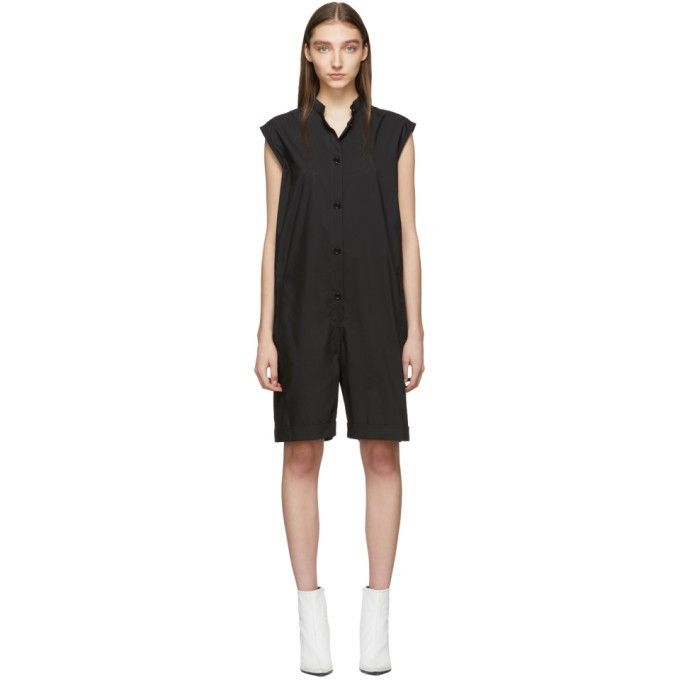 Maison Margiela MM6 Maison Margiela Black Short Jumpsuit Size XS / US 0-2 / IT 36-38 - 13 Thumbnail