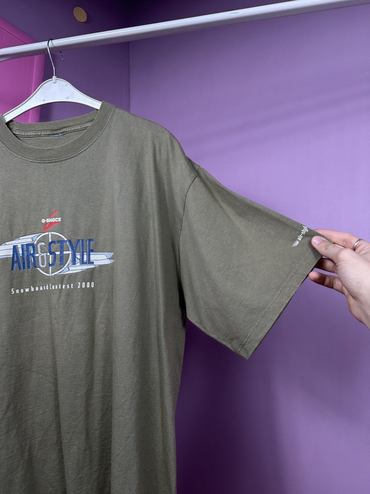 Quiksilver 2000 Quiksilver X G-Shock T-Shirt Snowboard Contest Size US L / EU 52-54 / 3 - 8 Thumbnail