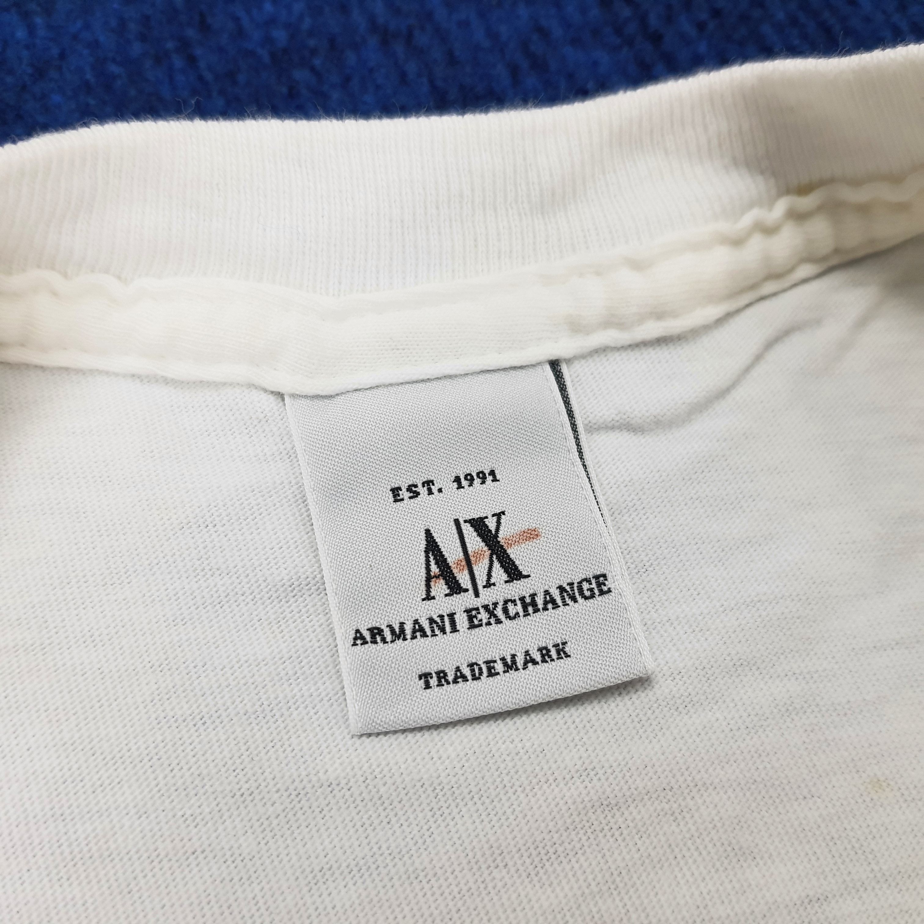 Armani Exchange × Vintage Vintage Armani Exchange AX T-shirt Size US L / EU 52-54 / 3 - 5 Thumbnail