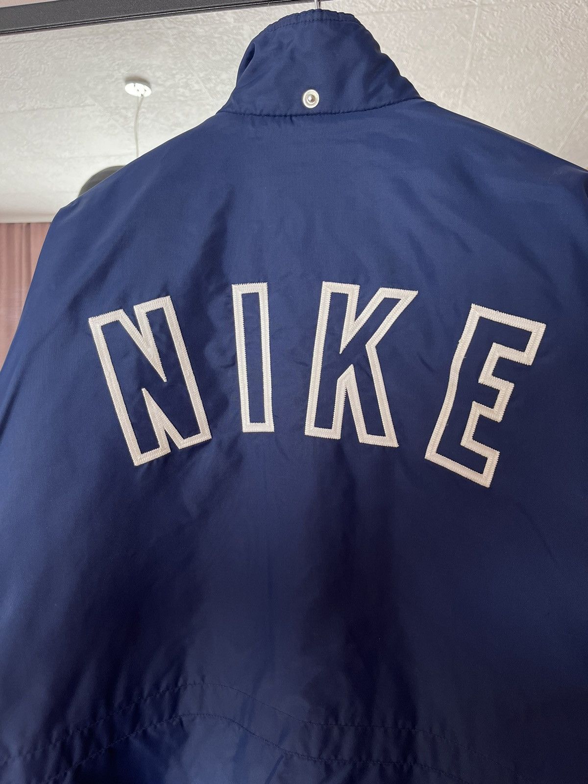 Nike Vintage Nike Nylon Track Jacket Big Logo Y2K Oversized Boxy Size US L / EU 52-54 / 3 - 5 Thumbnail