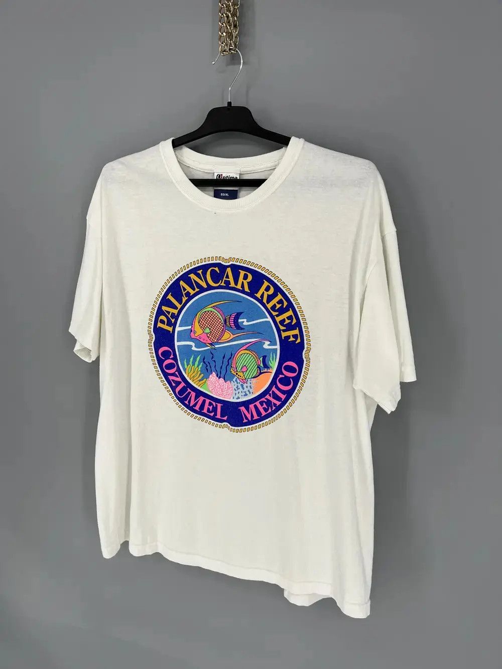 Other Vintage Cozumel Mexico Shirt 2XL White Palancar Reef Fish Size US XL / EU 56 / 4 - 3 Thumbnail