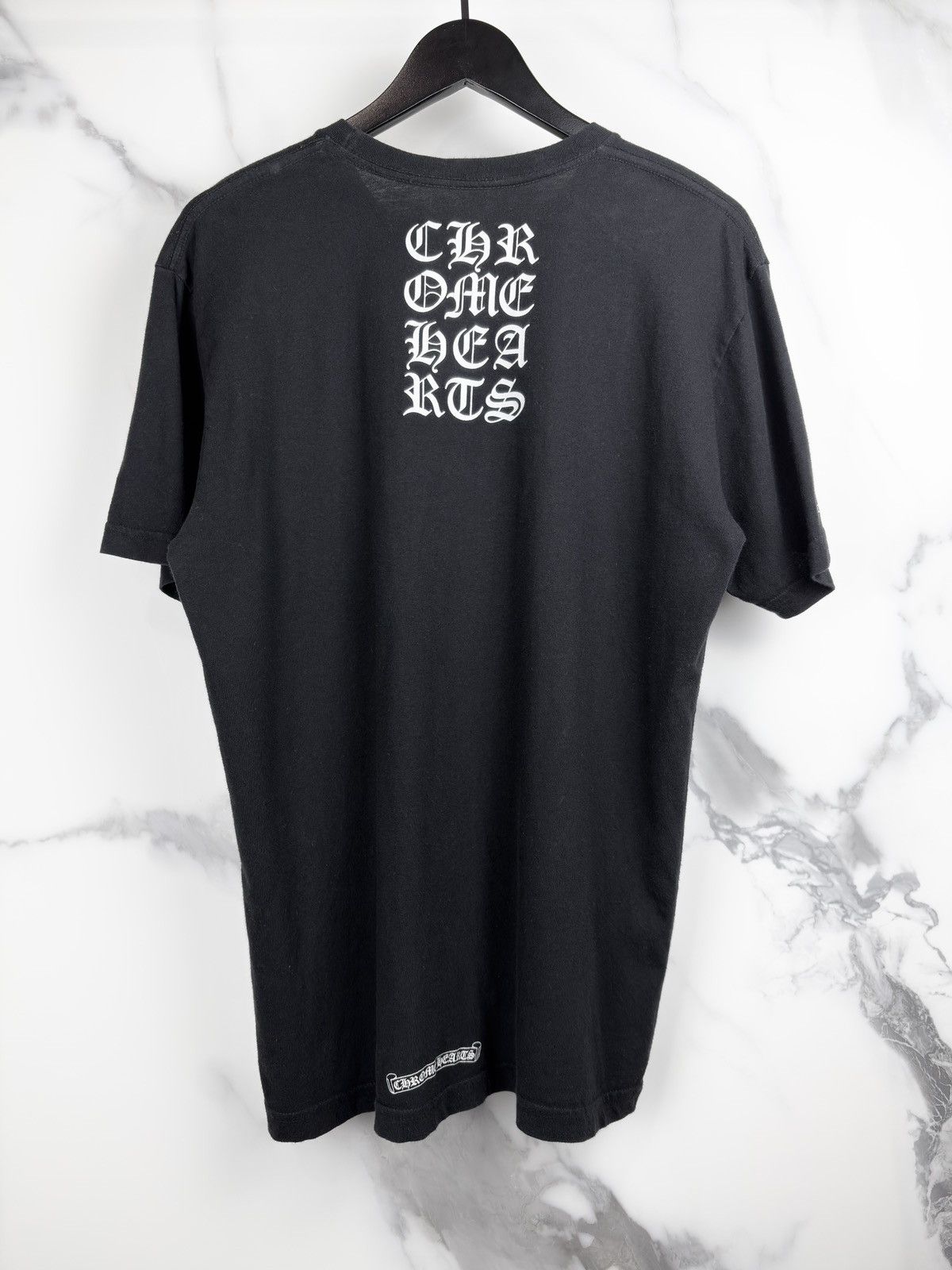 Chrome Hearts Chrome Hearts Eye Chart Scroll Logo Pocket Tshirt Black Size US L / EU 52-54 / 3 - 2 Thumbnail
