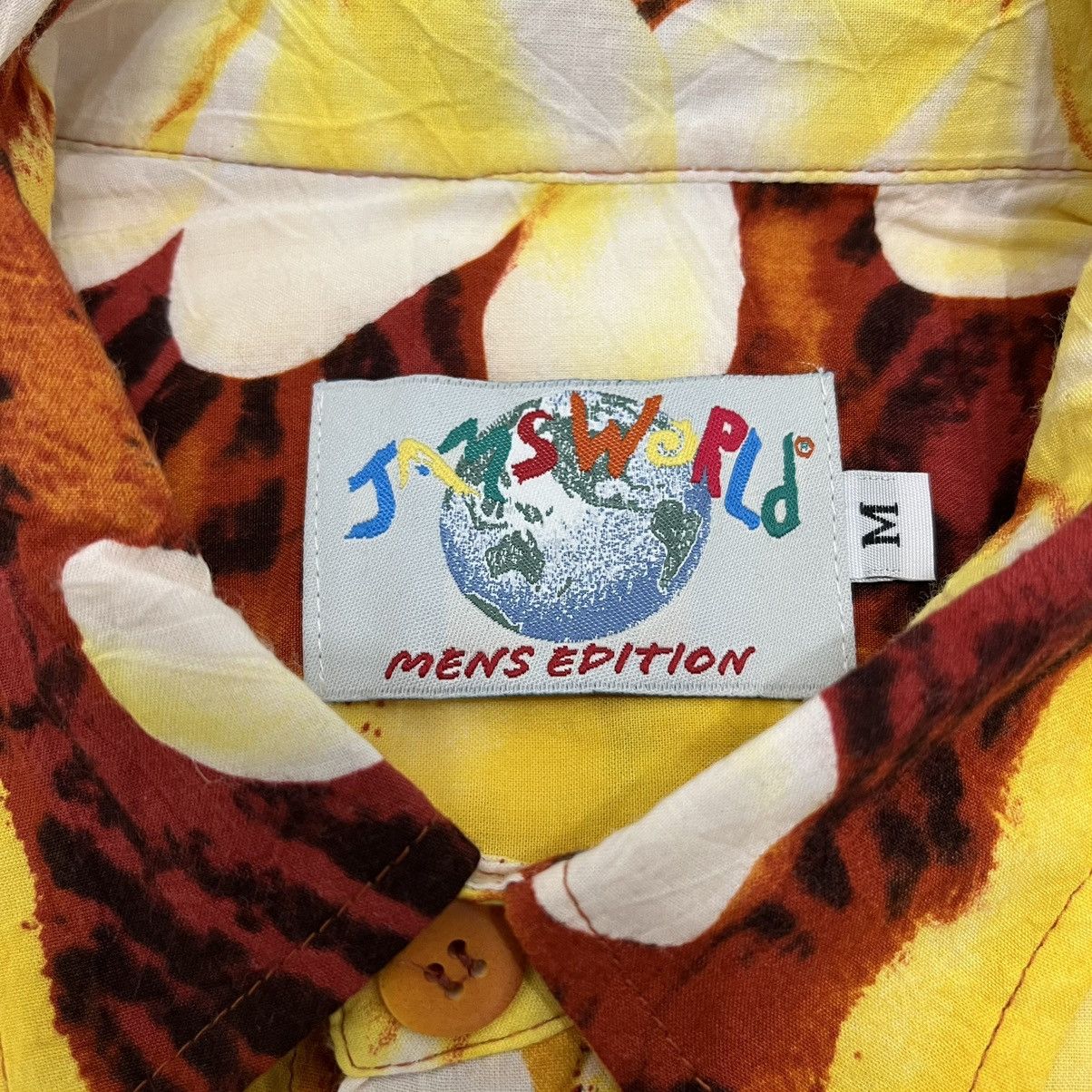 Jams World 80s Rare Vintage Jams World Hawaiian Button Up Floral Shirt Size US M / EU 48-50 / 2 - 8 Thumbnail