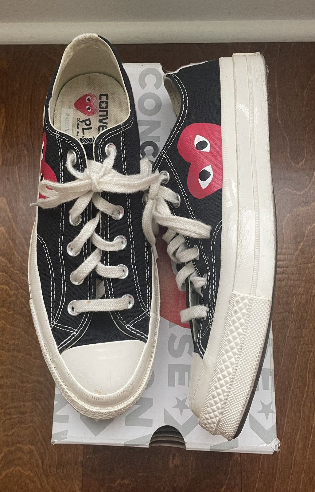 Comme des Garcons × Converse Converse x Comme des Garçons PLAY Size US 8 / EU 41 - 3 Thumbnail