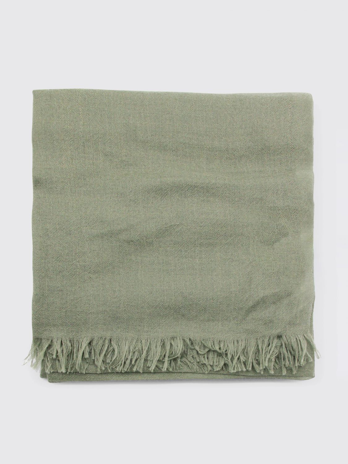 Brunello Cucinelli Brunello Cucinelli Scarf Woman Green Size ONE SIZE - 1 Thumbnail