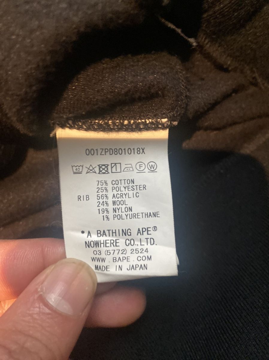 Bape Solid Camo Velour Shark Full Zip Hoodie Size US L / EU 52-54 / 3 - 7 Thumbnail