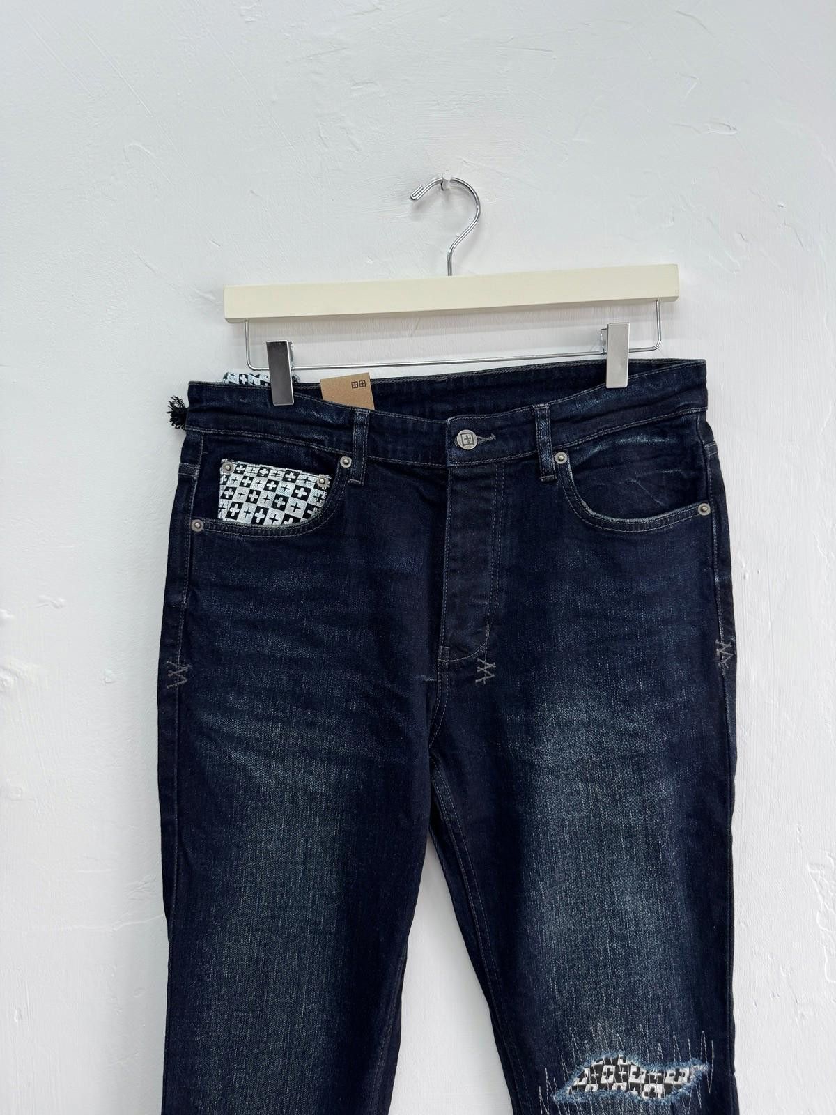 Ksubi new Ksubi mens denim jeans chitch check out navy blue 32 Size US 32 / EU 48 - 2 Thumbnail
