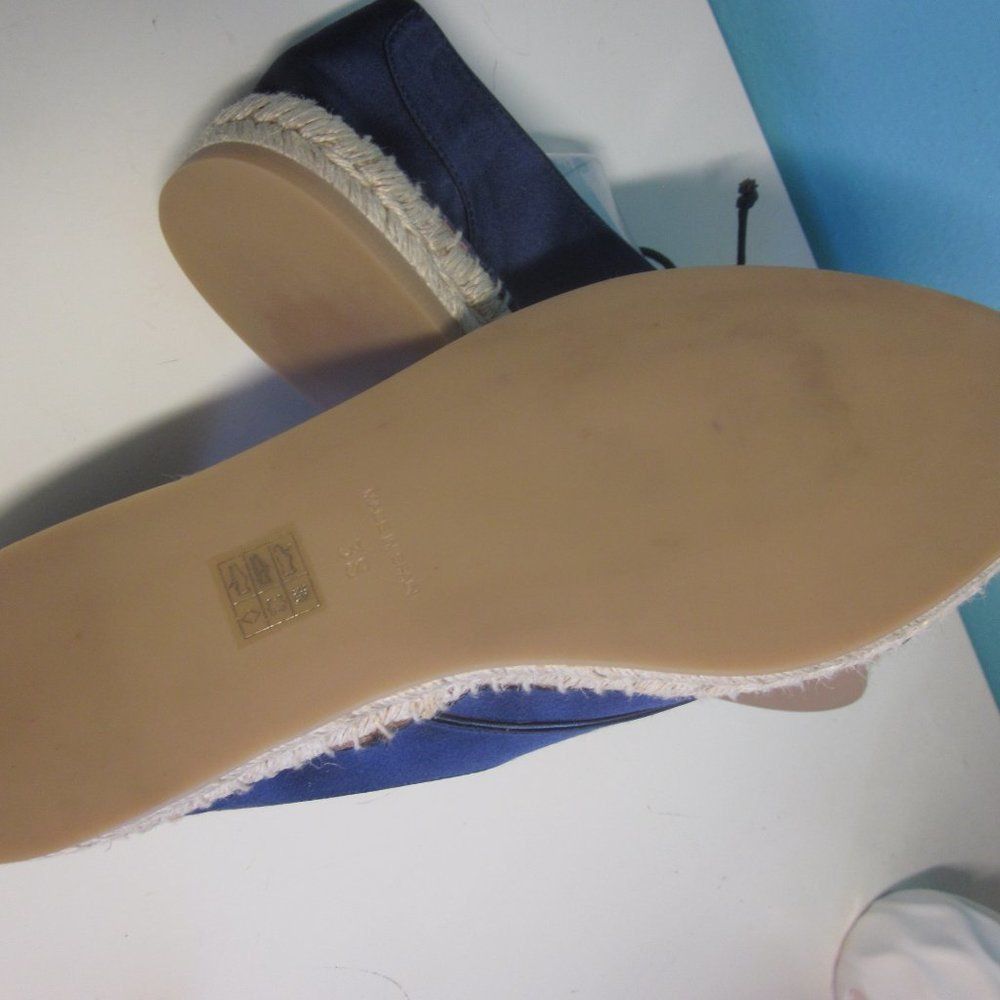 Tabitha Simmons Tabitha Simmons Blue Satin Espadrilles 38 7.5 Size US 7.5 / IT 37.5 - 12 Thumbnail