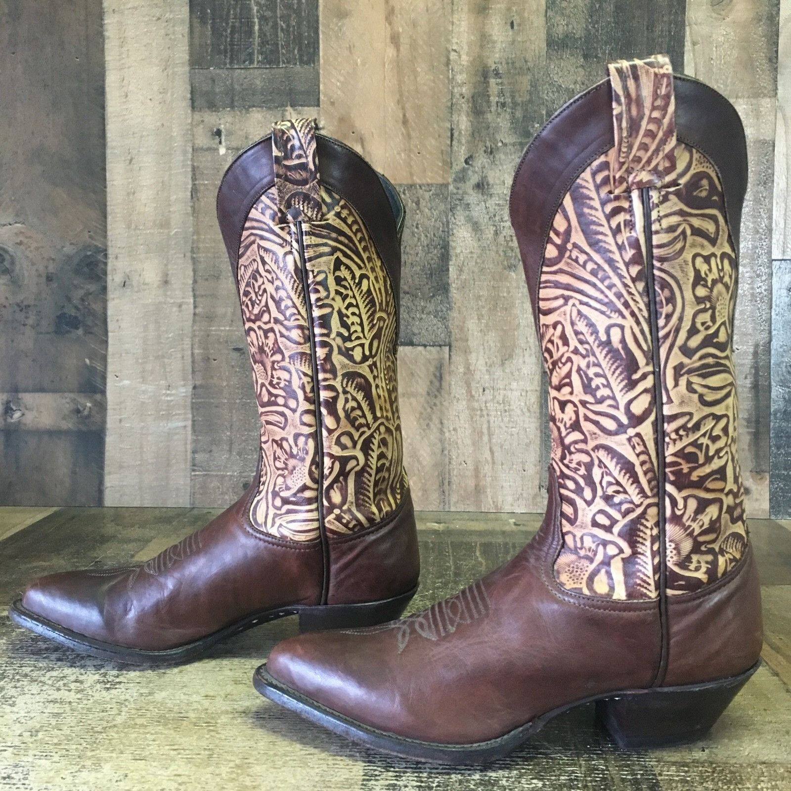 Tony Lama Tony Lama L0139 Vintage Western Cowboy Boots Womens 6 M Size US 6 / IT 36 - 12 Thumbnail