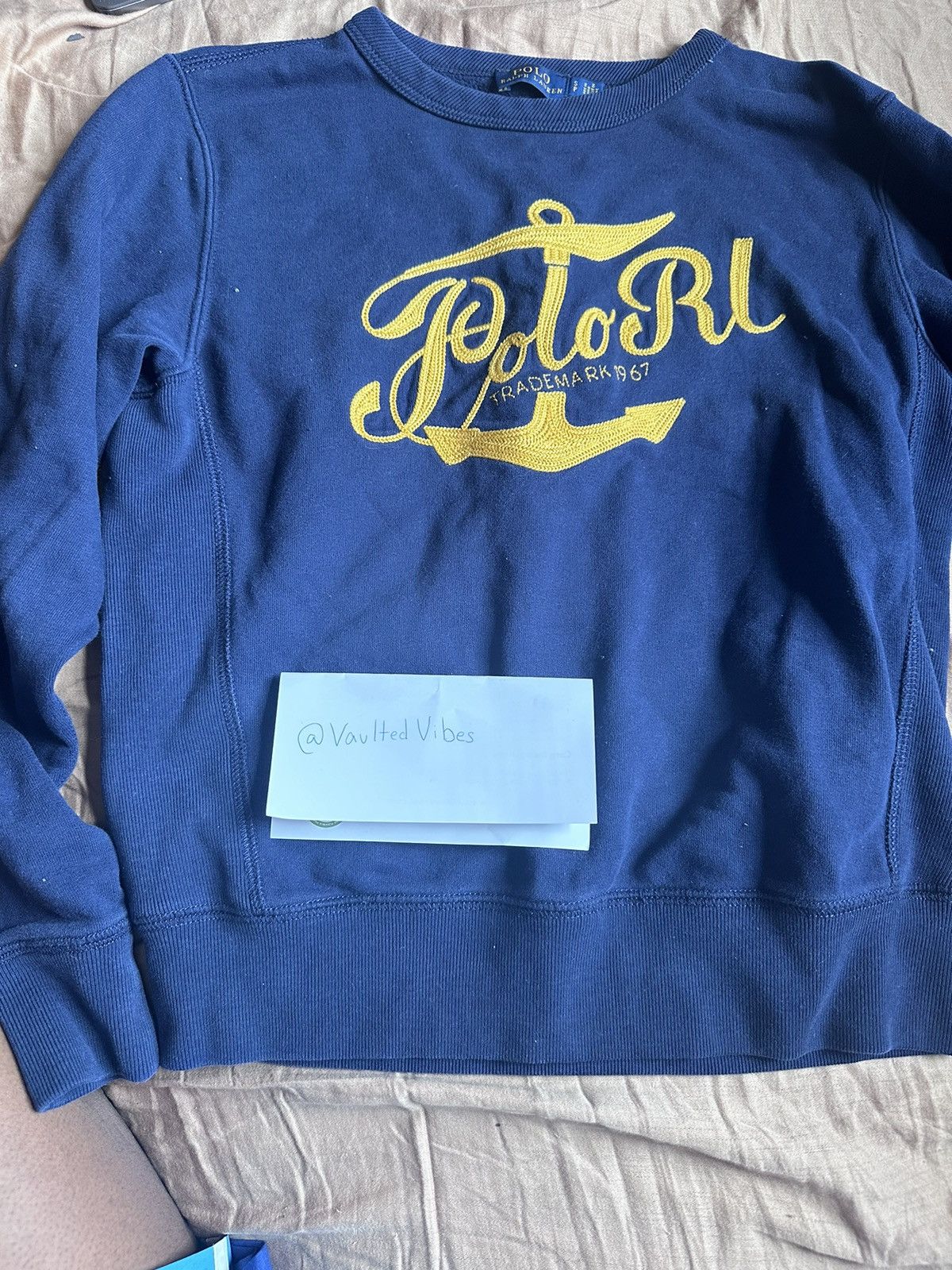 Polo Ralph Lauren × Vintage Vintage Polo Ralph Lauren Sweatshirt Size US S / EU 44-46 / 1 - 1 Thumbnail