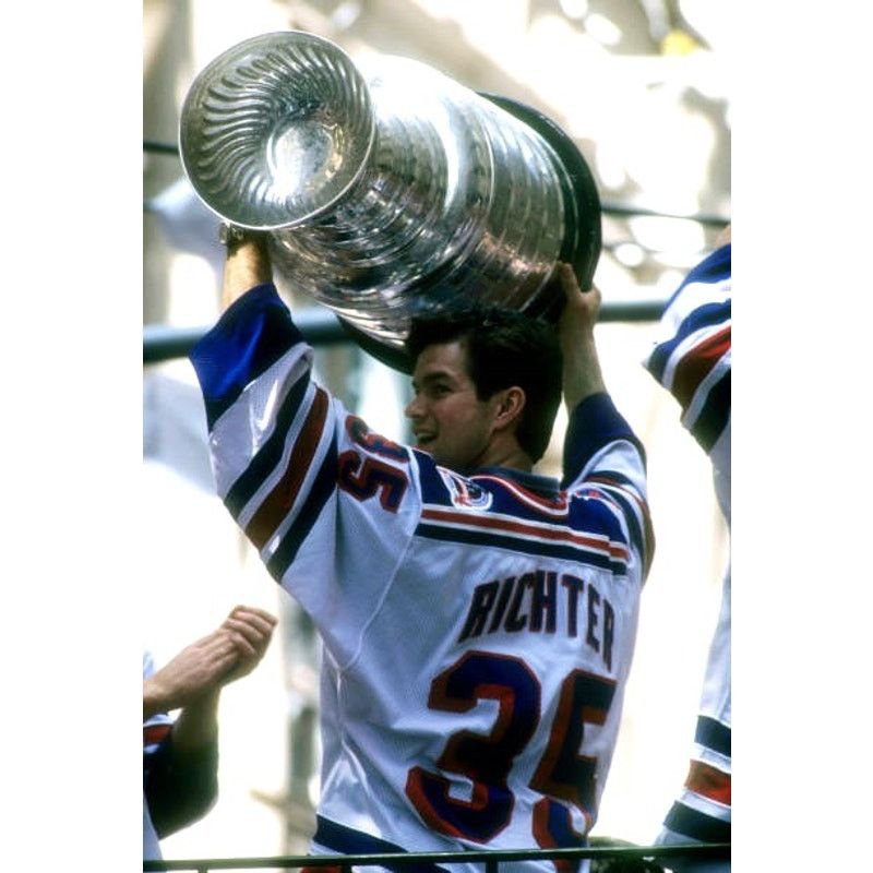 NHL × Starter RICHTER #35 New York Rangers STARTER jersey 2XL NHL vintage Size US XXL / EU 58 / 5 - 8 Thumbnail