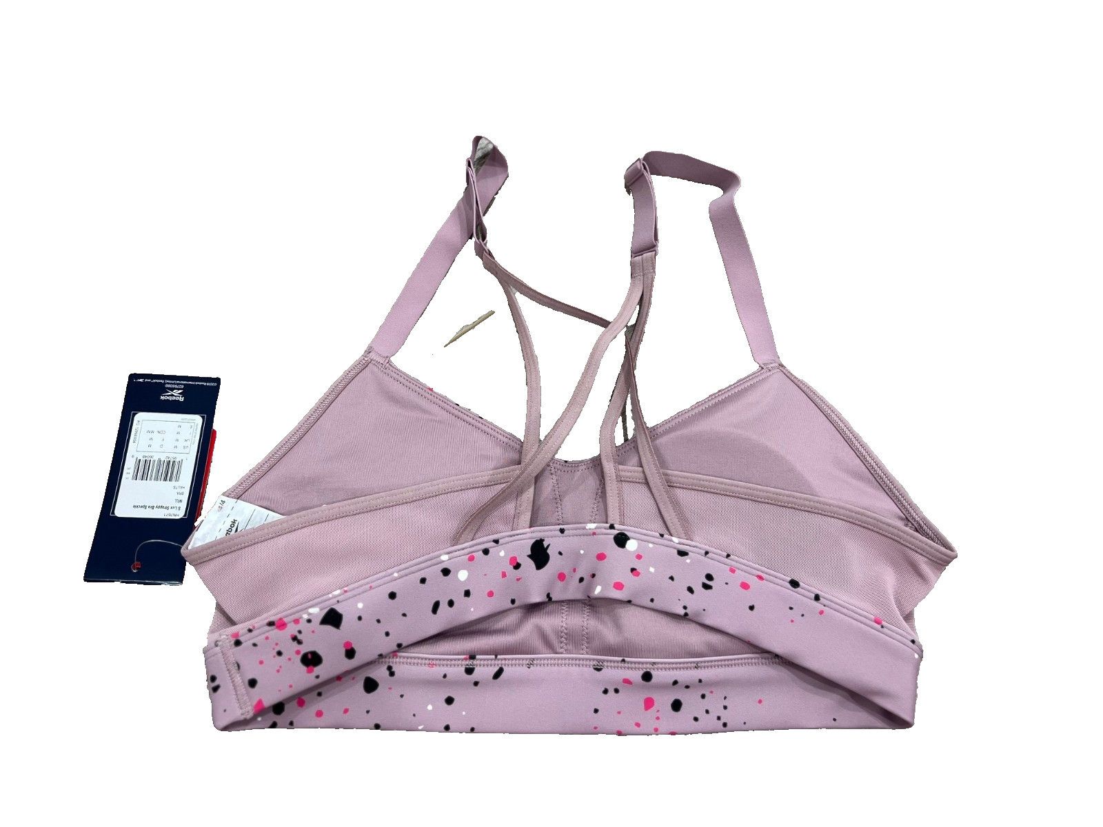 Reebok Reebok Les Mills HN7671 Lux Strappy Sport Bra Speckle ( M ) Size M / US 6-8 / IT 42-44 - 4 Thumbnail