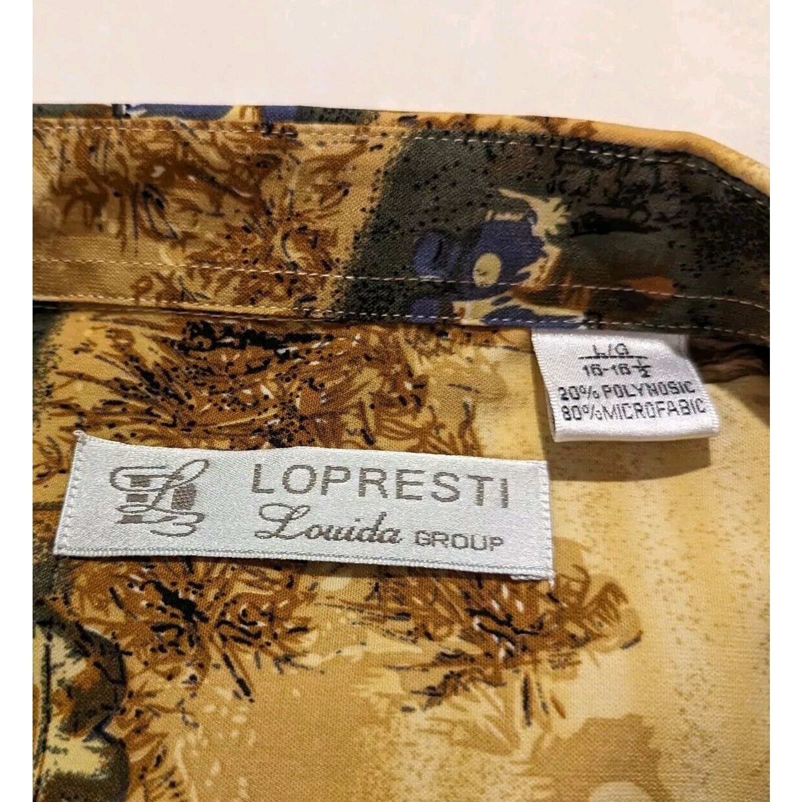 The Unbranded Brand Loprestri Luidio Group mens16-16.5" Shirt L Chest 50" Size US L / EU 52-54 / 3 - 3 Thumbnail