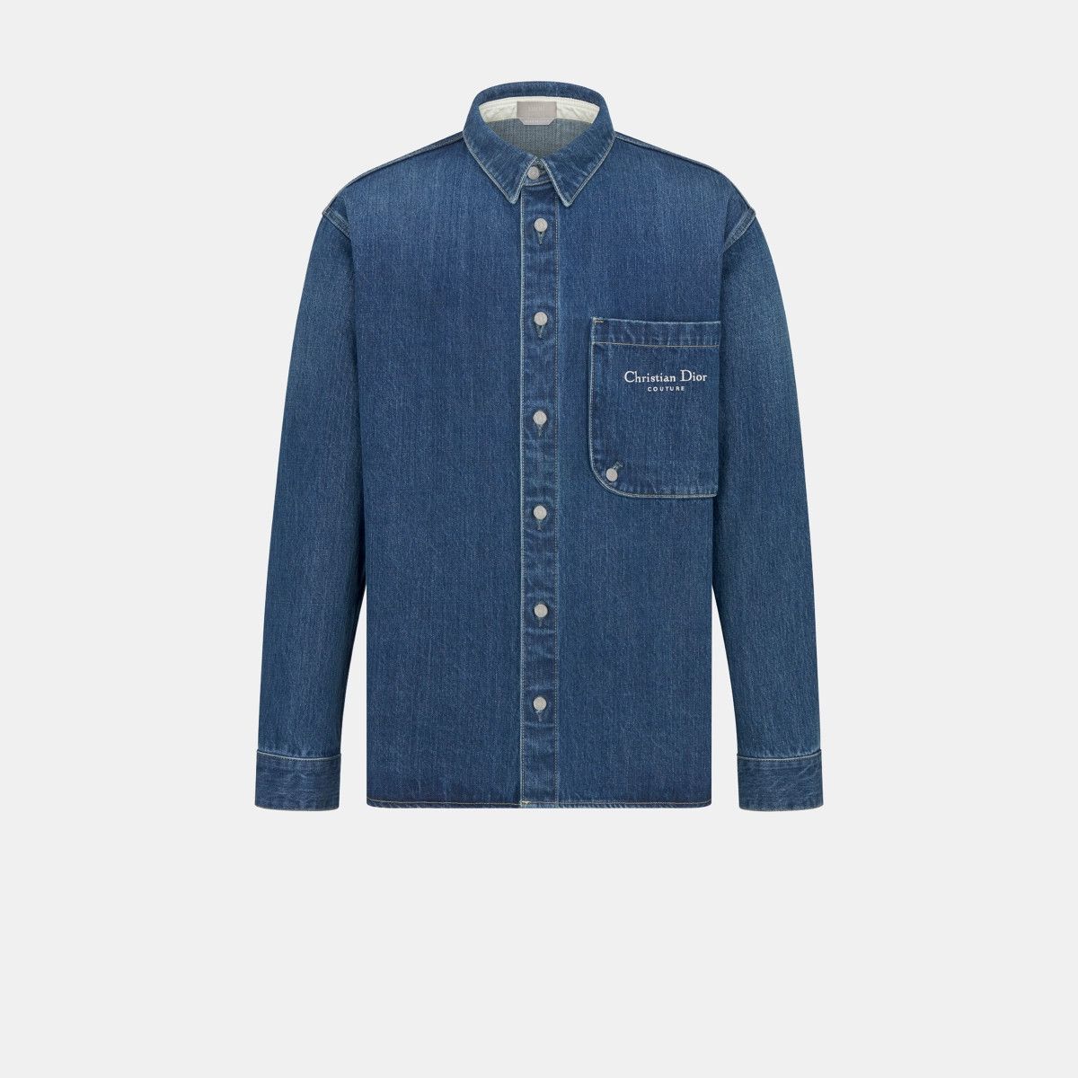 Dior o1bcso1str0226 Christian Couture Overshirt in Blue Size US XL / EU 56 / 4 - 1 Thumbnail