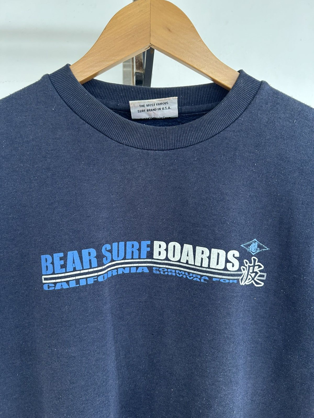 Other Bear Vintage Surf 78’ Sweatshirt Fronthit Blue Size US L / EU 52-54 / 3 - 3 Thumbnail