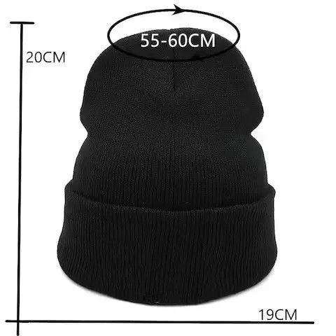 Cartoon Network × Japanese Brand Skull Gesture Knit Beanies Hat for Men Women Size ONE SIZE - 2 Thumbnail
