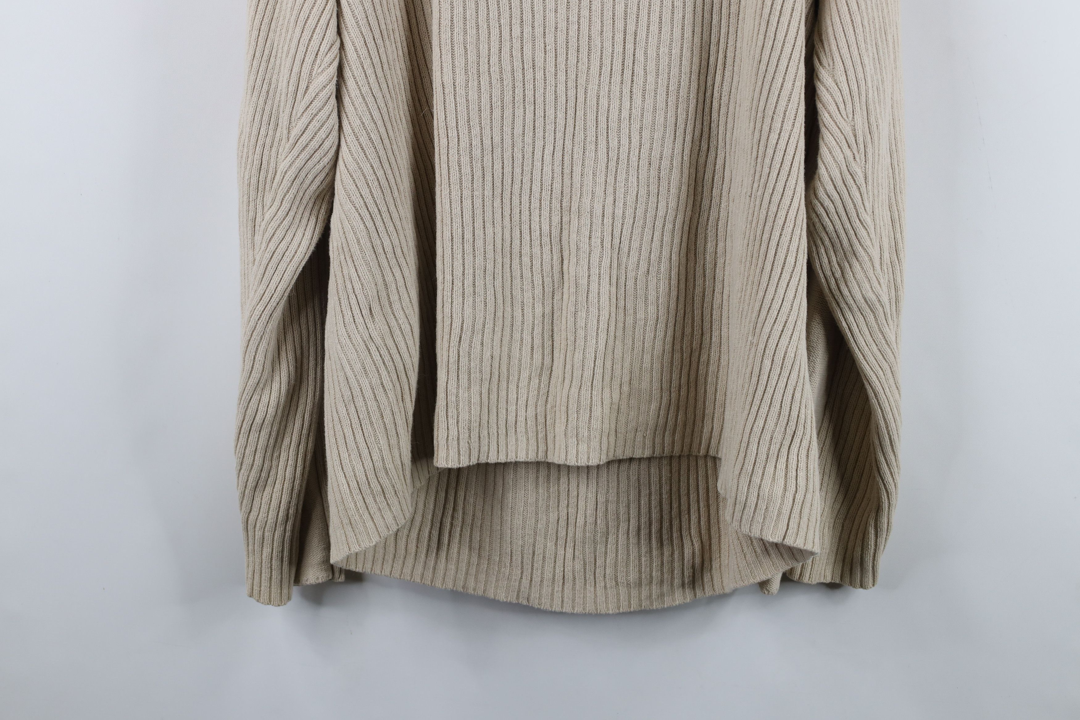Nautica Vintage 90s Nautica Ribbed Knit Crewneck Sweater Beige Size US XL / EU 56 / 4 - 12 Thumbnail