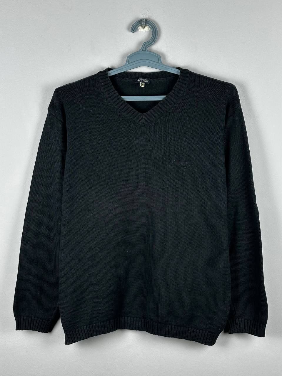 Emporio Armani Vintage Armani Jeans Sweater Knit Designer Classic casual Size US M / EU 48-50 / 2 - 1 Thumbnail