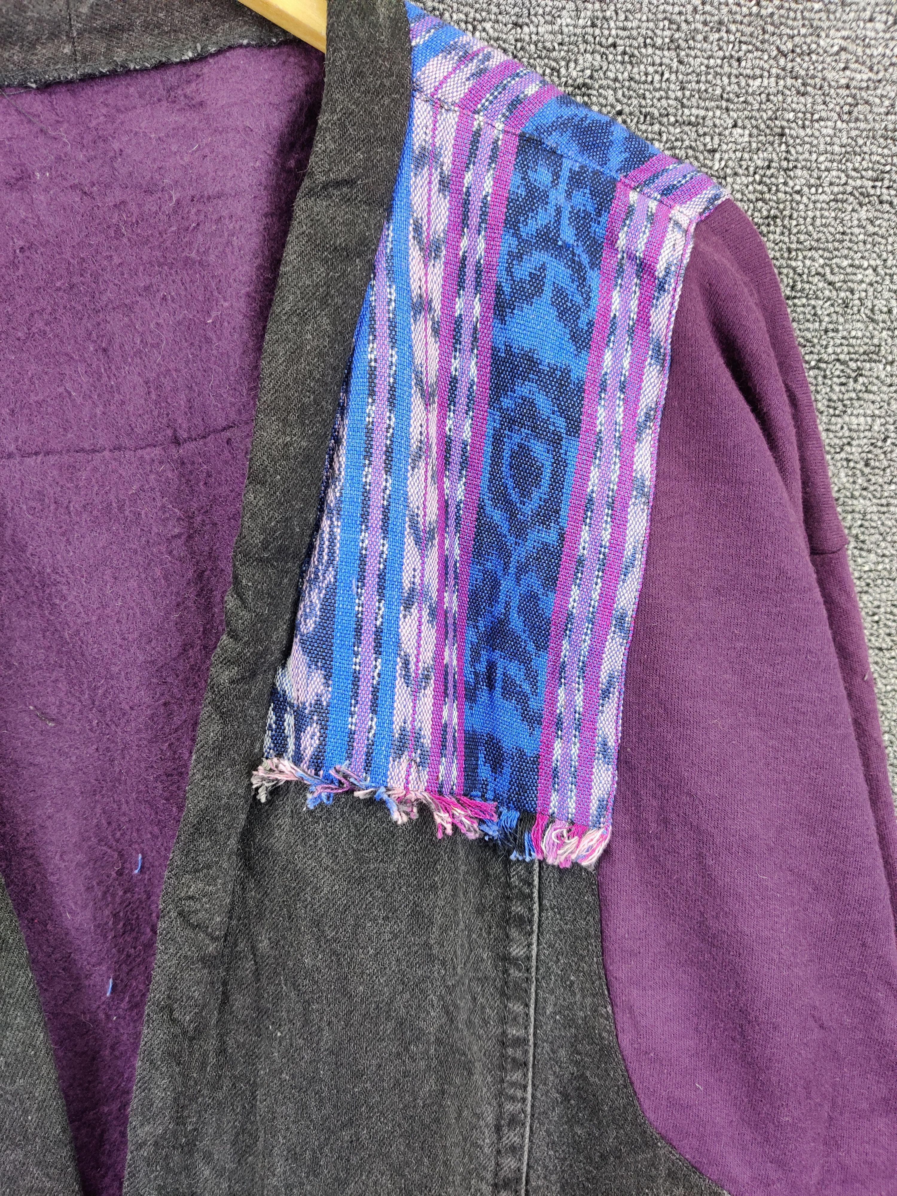 The Unbranded Brand Vintage Sashiko Denim Cardigan Jacket Nice Design Size US XL / EU 56 / 4 - 7 Thumbnail
