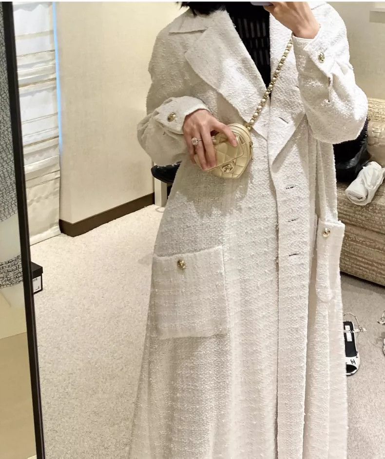 Chanel Chanel Equestrian series heavy industry pearl long coat 250 Size XS / US 0-2 / IT 36-38 - 9 Thumbnail