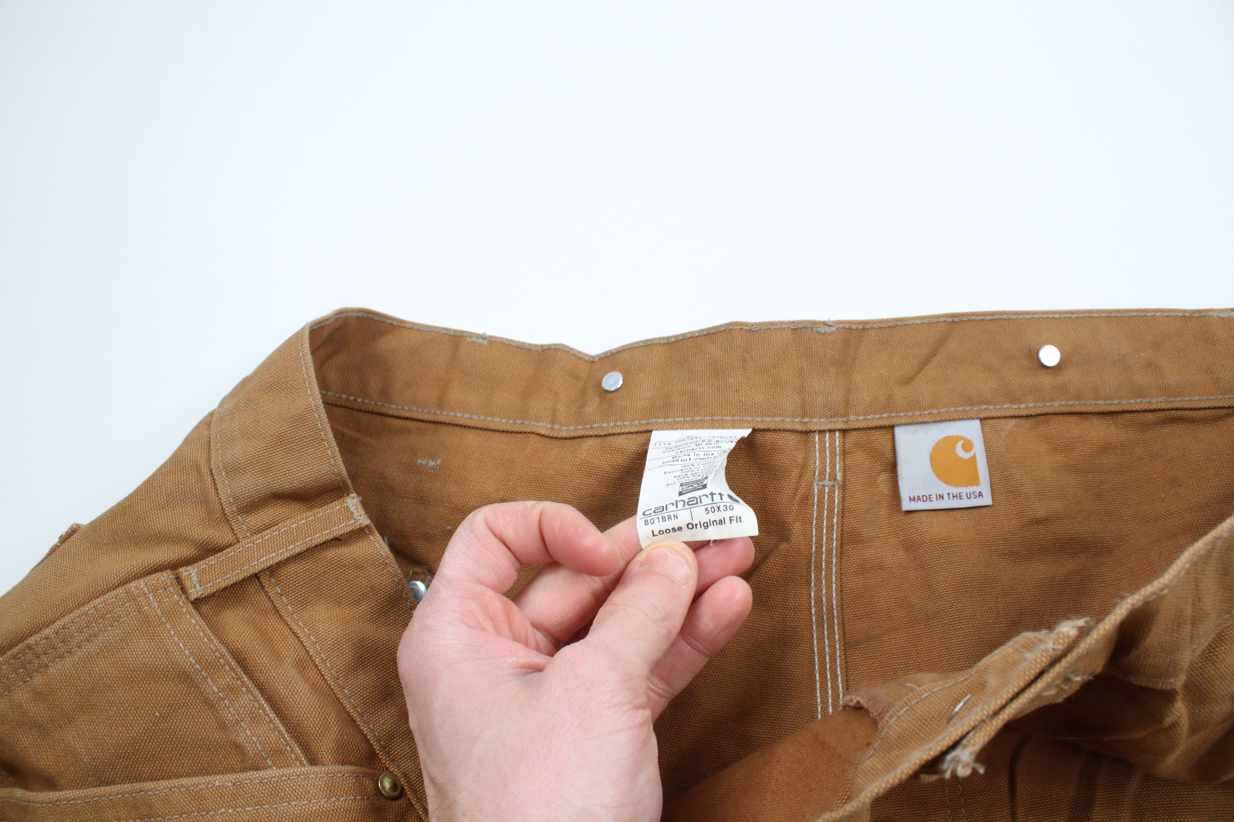 Carhartt × Vintage Carhartt Heavyweight Loose Wide Leg Double Knee Pants USA Size US 44 / EU 60 - 8 Thumbnail