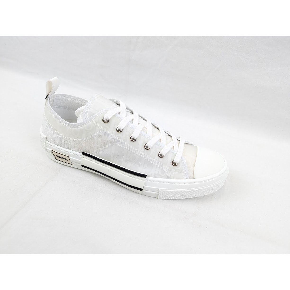 Dior o1rshd1 B23 Low-Top Sneakers Oblique Transparency in White Size US 12.5 / EU 45-46 - 2 Thumbnail