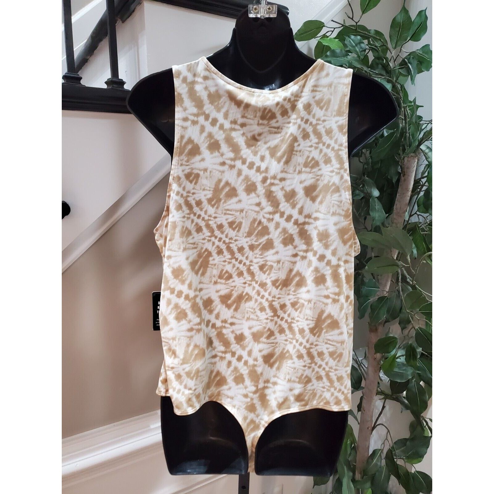 Express Express Polyester Sleeveless Bodysuit Top Blouse Size XL Size XL / US 12-14 / IT 48-50 - 5 Thumbnail